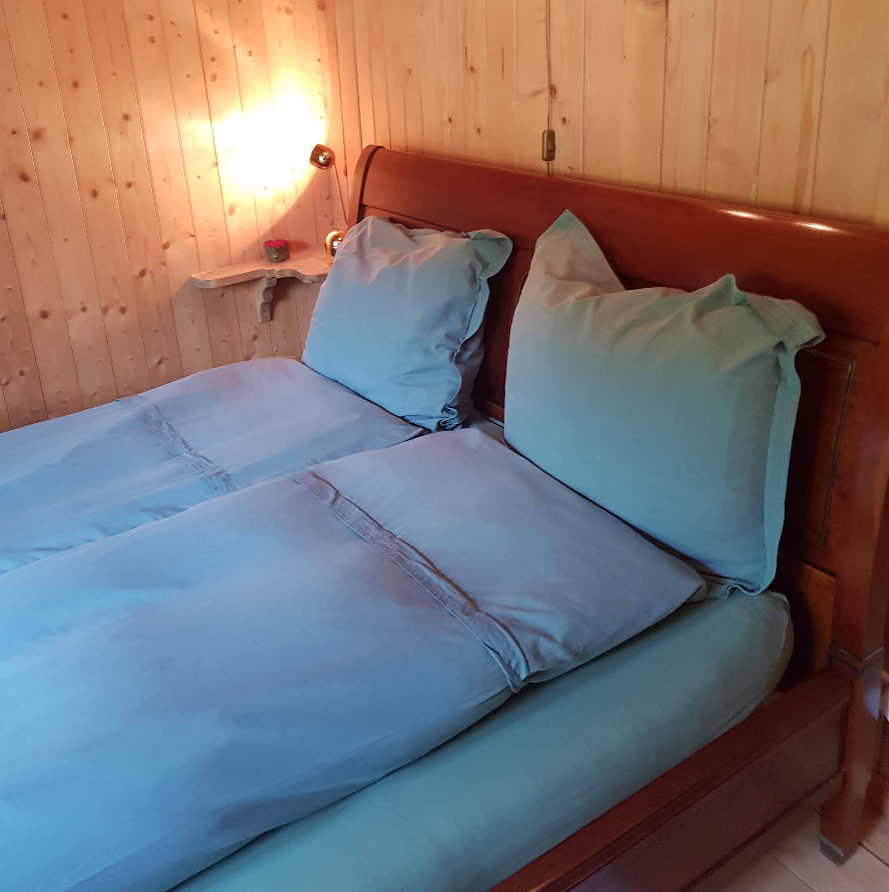 Intérieur de la chambre L'Edelweiss au Chalet La Colline