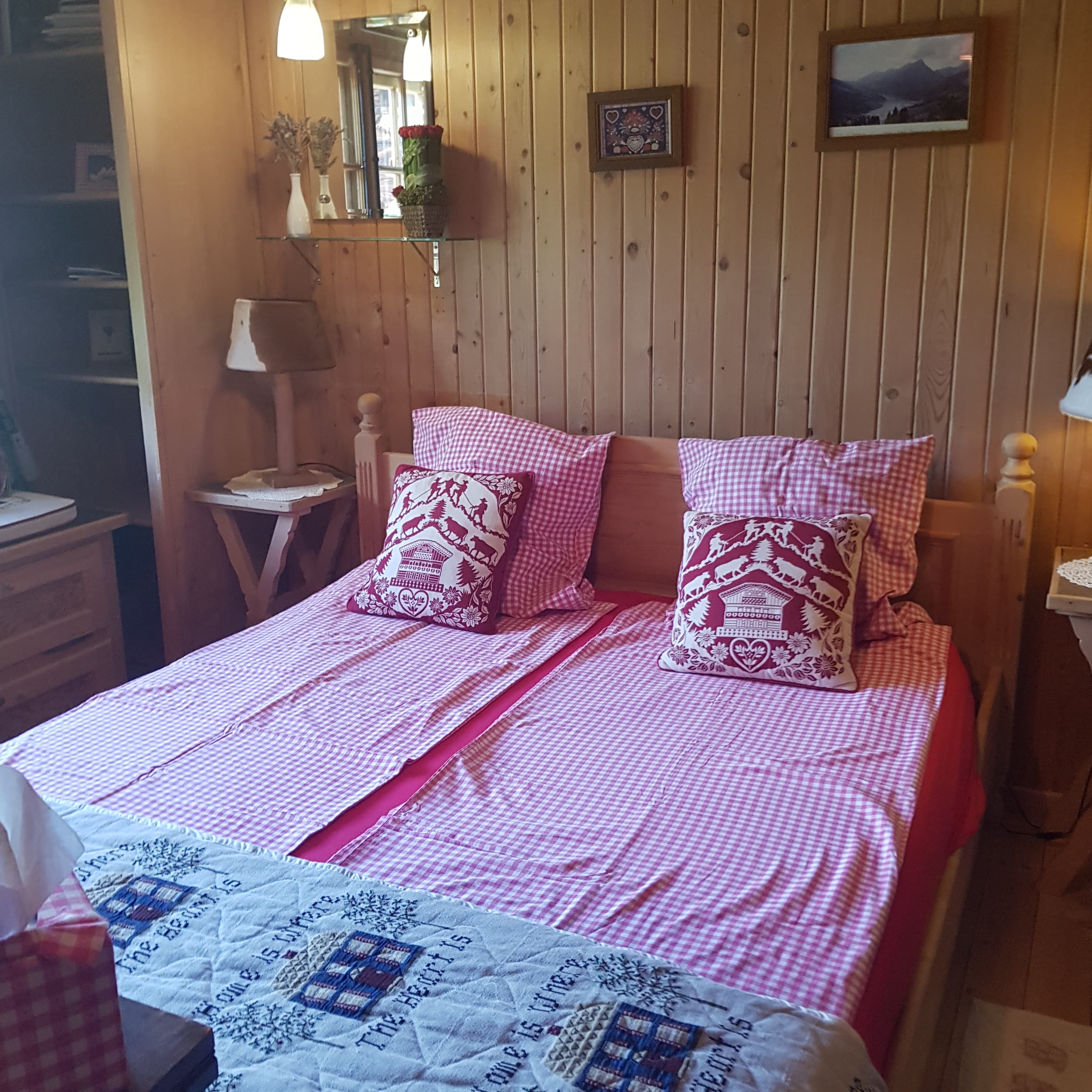 Intérieur de la chambre Le Montagnard au Chalet La Colline